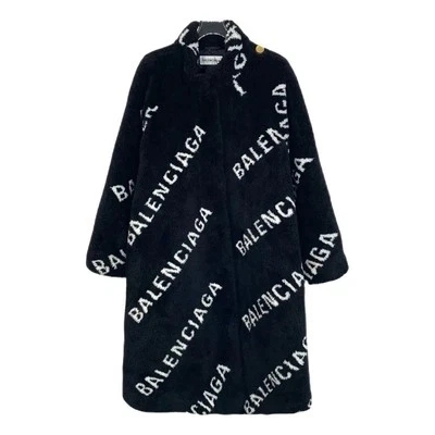 Chaqueta de piel sintética con logotipo de Balenciaga. Talla 34/Mediana  Foto 1 de 3