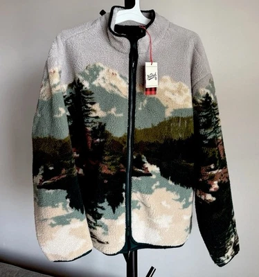 Target x Woolrich Landscape Full Zip Fleece Jacket Warm Sz Medium BRAND NEW - Image 1 of 4