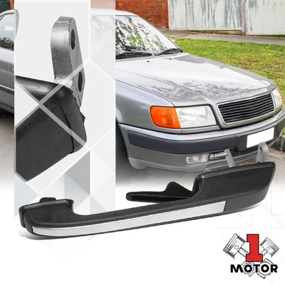 [Trasera izquierda] Tirador de puerta exterior texturizado para Audi 100/200/5000 Sedán 82-91 Foto 1 de 4