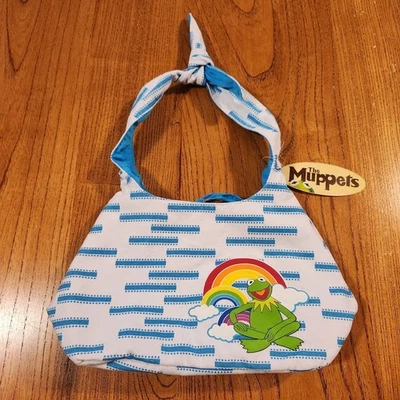 Bolso Kermit the Frog Rainbow 2008 blanco azul correa de corbata Muppets FAB Starpoint Foto 1 de 4