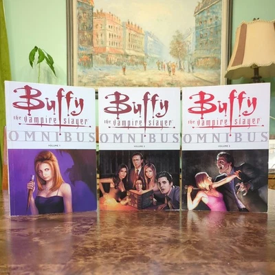Buffy the Vampire Slayer Omnibus Vols. 1, 2, 3 - Trade PBs Dark Horse *3 Books* - Image 1 of 4