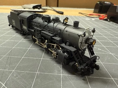 HO BRASS SUNSET SAMHONGSA B&M 2-8-0 "全新旧库存"专业油漆见图片/阅读!! — 第 1/4 张图片