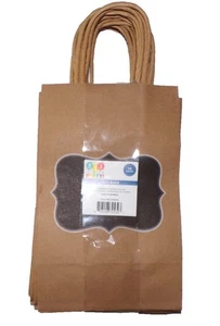 ¡Fiesta 321! Bolsas/Sacos de Regalo Marrón con Pizarra Pequeños 8 X 5 Nuevos - Imagen 1 de 3