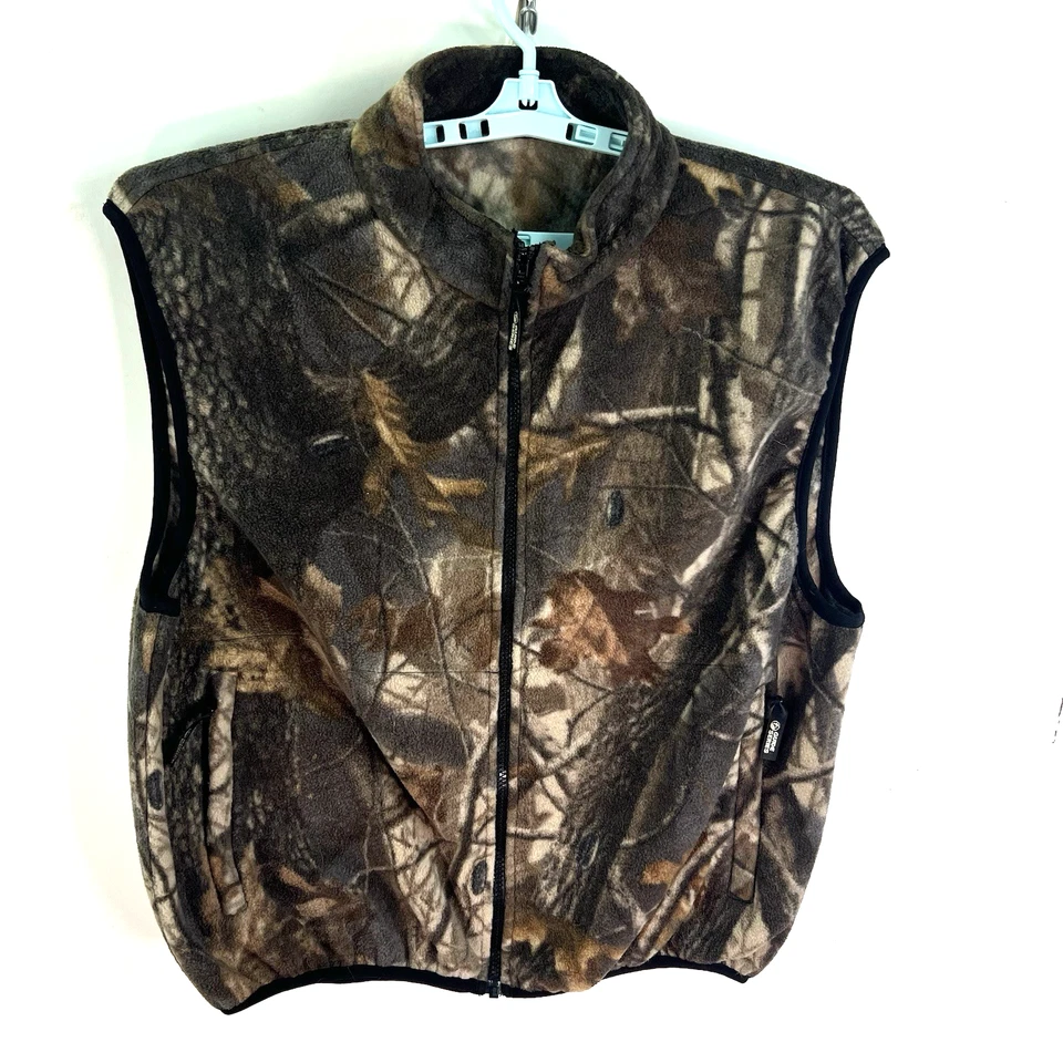 Chaleco camuflado Guide Series polar roble musgo para hombre talla XL Foto 1 de 4