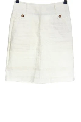 MEXX Falda de talle alto Mujeres Falda Talla EU 32 blanco puro look casual - Imagen 1 de 4