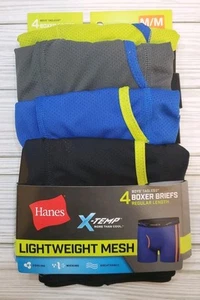 Hanes Boys' X-Temp Boxer Briefs Moisture Wicking, 4pk Medium - Picture 1 of 2