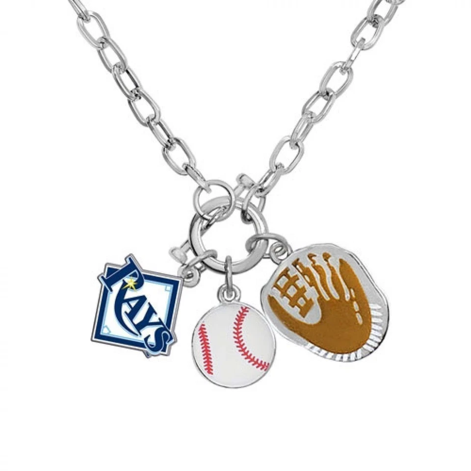 Game Time 101642 MLB Tampa Bay Rays Charm Necklace - Image 1 of 1