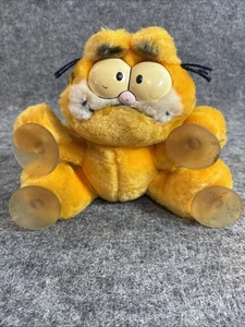 Vintage Garfield Plush Suction Cups for Car Window 1978 1981 Dakin Attack Cat - Picture 1 of 9
