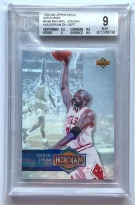 1993 Upper Deck Holojam Michael Jordan #H4 BGS 9 Mint Bulls - Picture 1 of 2