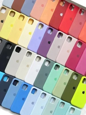 Phone Case For iPhone 17 16 15 14 13 12 11 Pro Max Silicone Cover Logo Pockets - Image 1 of 2