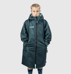 VX3 Duro Elite Sports Robe Long Sleeve Kids XS Youth Green Sports Changing Dryin - Picture 1 of 9