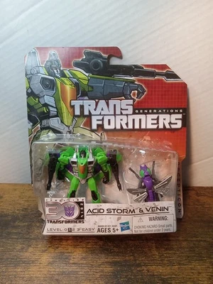 Transformers Generations 30 Thrilling Scout Class Acid Storm & Venin! 2014 New - Image 1 of 4