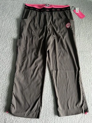 Calça esfoliante Koi Lite feminina tamanho 2X pequena 2XP marrom espírito slim elástica enfermagem - Imagem 1 de 4