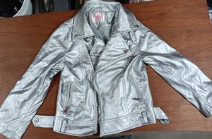 Chillipop Girls Silver Jacket Size 6 X - Picture 1 of 5