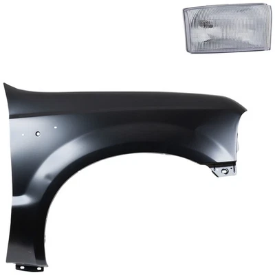 Kit guardabarros para Ford F-250 Super Duty F-350 Super Duty 99-2004 cebado derecho Foto 1 de 4