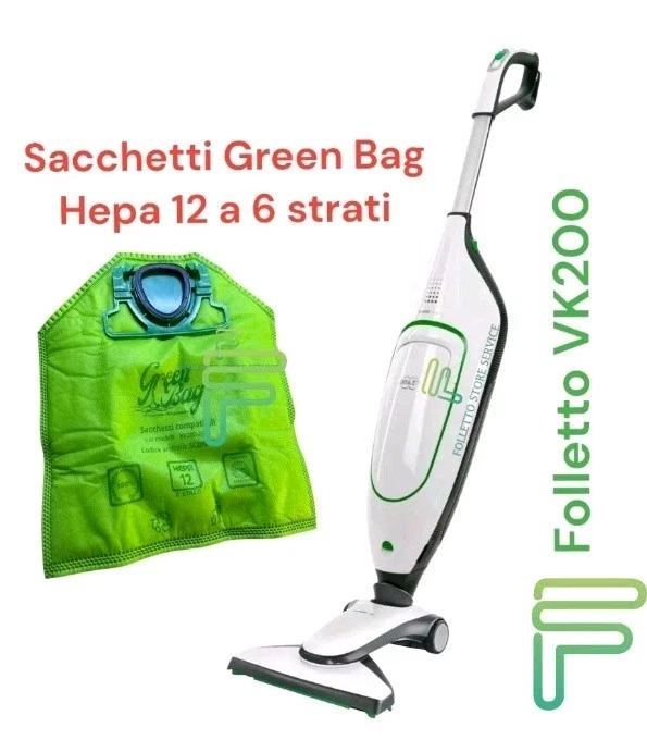 Folletto vk 200 Brush New Bags, Smell Amounting A New Gr 24 Month - Image 1 of 1