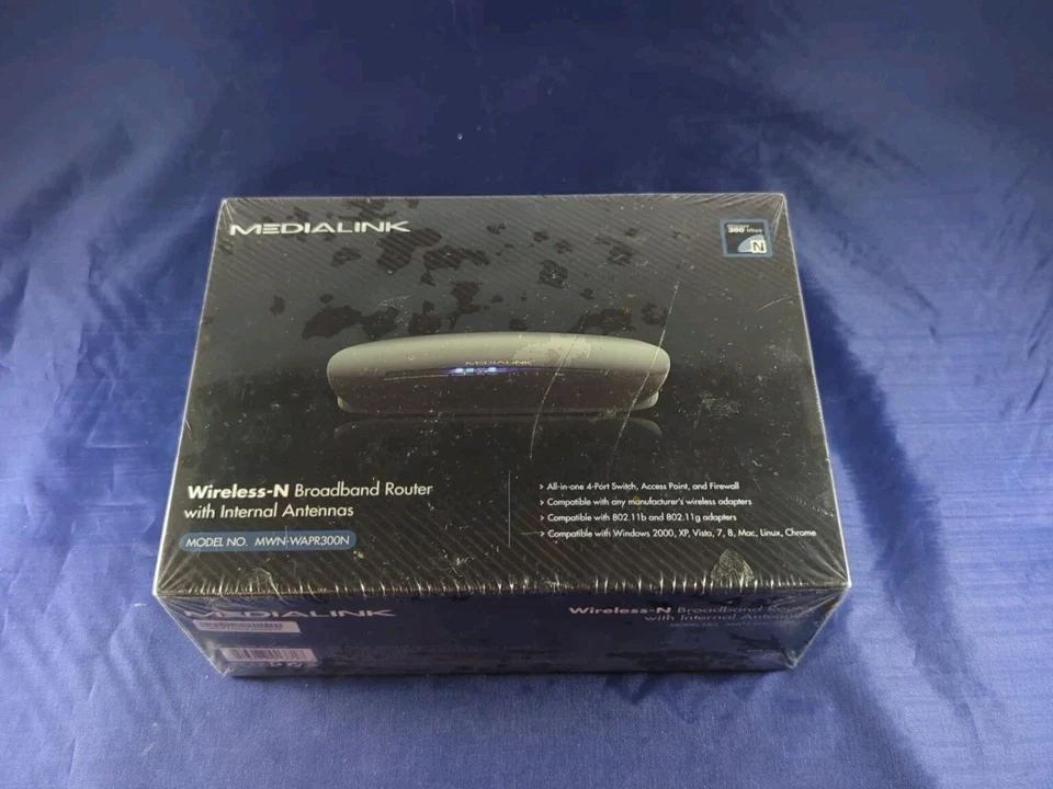 Medialink Wireless-N Broadband Router With Internal Antennas - 802.11b/g/n NEW - Image 1 of 2