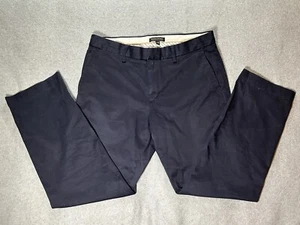 Pantalones chinos Banana Republic para hombre W33 L30 Emerson calce recto azul marino - Imagen 1 de 17