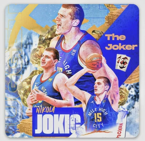 Denver Nuggets~MAGNET Nikola Jokic Joker Fridge NBA Basketball Fridge Cover
