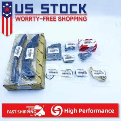 Genuine For 2009-2015 Toyota Corolla Matrix Prius 1.8L L4 2ZRFE Timing Chain Kit Foto 1 de 4
