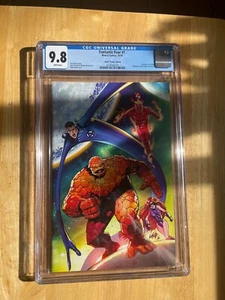 FANTASTIC FOUR #1 CGC 9.8! ROB LIEFELD VIRGIN CVR! - Picture 1 of 4