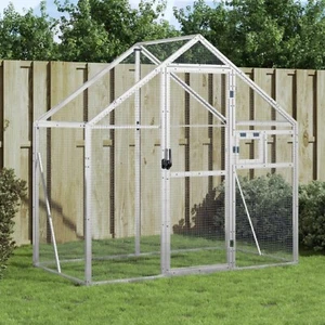 Voliere Vogelvoliere mit Wire Mesh Grids Vogelkäfig für Außenbereich Vogelhau... - Bild 1 von 9