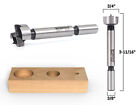 3/4" Diameter Steel Forstner Drill Bit - 3/8" Shank - Yonico 43011S
