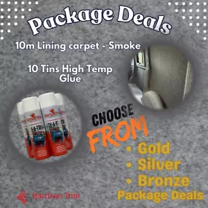 Smoke Camper Van Lining Carpet 4 way stretch - 20sqm + 10 Trim-Fix Glue - Picture 1 of 10
