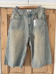Urban Outfitters BDG Longline Denim Shorts - Size 32W Blue Board Casual - Picture 1 of 6