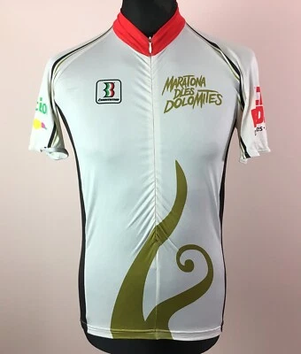 Camiseta deportiva de ciclismo Biemme MARARATONA DLES DOLOMITES Alta Badia para hombre talla L 3/4 cremallera Foto 1 de 4