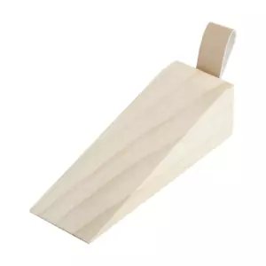 PINE WOOD DOOR STOPPER DOORSTOP WEDGE STOP JAM WOODEN Free Shipping Australia - Picture 1 of 4