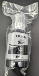 Epson 502, flacone di inchiostro nero - sigillato in fabbrica - 127 ml - Foto 1 di 1
