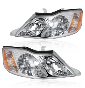 Pair Headlight Halogen Lamp Assembly For 2000-2004 Toyota Avalon Left+Right Side - Picture 1 of 12
