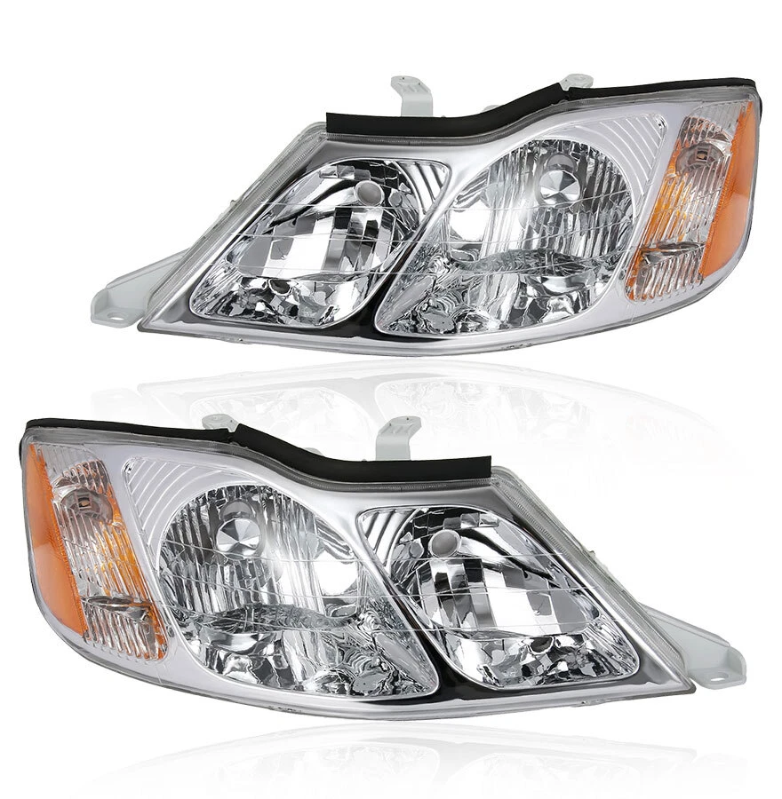 一对车头灯卤素灯总成适用于 2000 - 2004 年丰田 Avalon 左侧 + 右侧 — 第 1/4 张图片