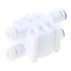 4 Way RO Auto Shut-Off Valve Switch 1/4" Water Purifier Reverse Osmosis System
