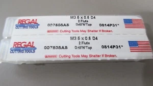 2 neue, Regal Schneidwerkzeuge, M3,5 x 0,6 D4 2 Flt. Metrischer Drill'N'Tap - Bild 1 von 2