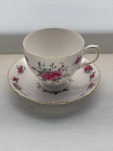 Queen Anne Tea Cup & Saucer by Ridgway Potteries Ltd Bone China Made in England