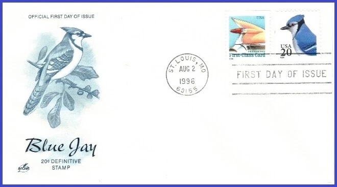 USA3 #3048 U/A ARTCRAFT FDC   Blue Jay s/a - Image 1 of 1