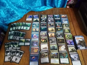 MTG 60 MIXED DUEL DECKS IZZET V GOLGARI CARDS - 42 DIFFERENT 10 SWAMP & 8 FOREST - Picture 1 of 11