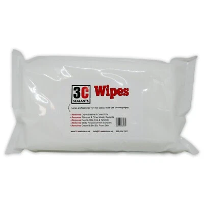 3C Sealants Multi-Use Cleaning Wipes (100)