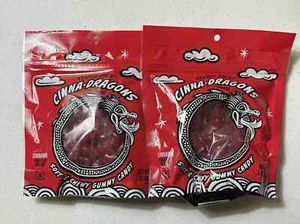 2 pack Trader Joes Cinna-Dragons Cinnamon Soft & Chewy Gummy Candy 7 oz each NEW - Picture 1 of 7