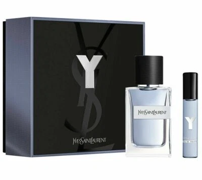 Yves Saint Laurent Y Pour Homme - Juego de regalo con eau de toilette spray 100 ml y 10 ml Foto 1 de 2