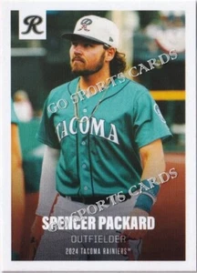 2024 Tacoma Rainiers Spencer Packard RC Rookie Mariners Minor League Card - Picture 1 of 1