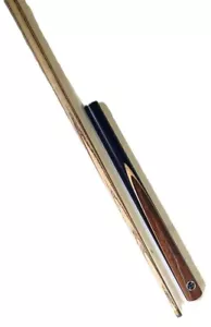 UNION JACK 3/4 POOL / SNOOKER 57" CUE WITH LIGHT WOOD SPLICING - Picture 1 of 1
