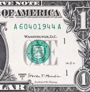 June 4, 1944 : A 60401944 A BIRTHDAY Note $1 One Dollar Bill *UNC* 🎂🎁 - Picture 1 of 3