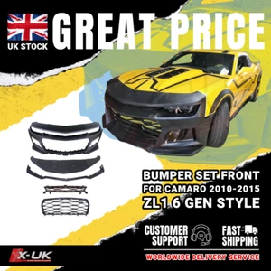 JUEGO PARACHOQUES DELANTERO PARA CHEVROLET CAMARO 2010-2015 ZL1 ESTILO 6 GEN - Imagen 1 de 4