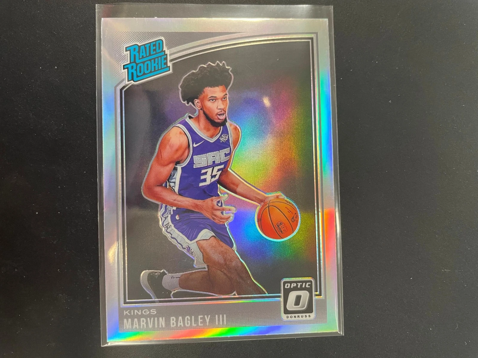 Marvin Bagley III 2018-19 Donruss Optic Holo Prizm Rookie RR RC #168 Kings H29