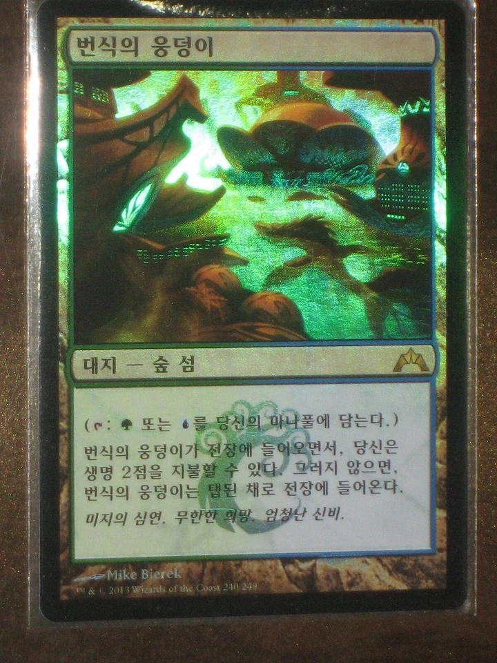 (Foil) [NM] MTG Korean, Gatecrash, 1 x Breeding Pool - Image 1 of 1