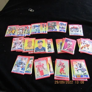 Bulk Mixed Lot Of 1990 Football Cards Record Breakers Hall Of Famer & Rookie NFL - Picture 1 of 9