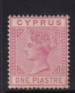 Cyprus SG12 1pi Rose wmk crown CC Mint no gum Cat 400 pounds - Picture 1 of 2